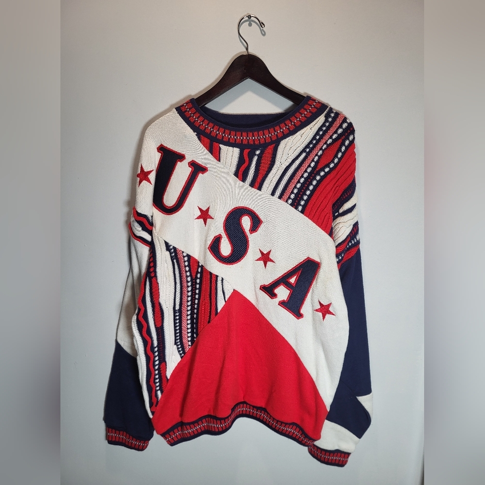 👕🌶 Vintage 1994 Tundra "World Cup USA" Crewneck Sweater BNWT